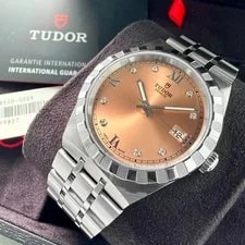 Tudor — 2024 Tudor Royal Diamond Salmon Pink Dial 28500 – Box / Papers — Watch — resale