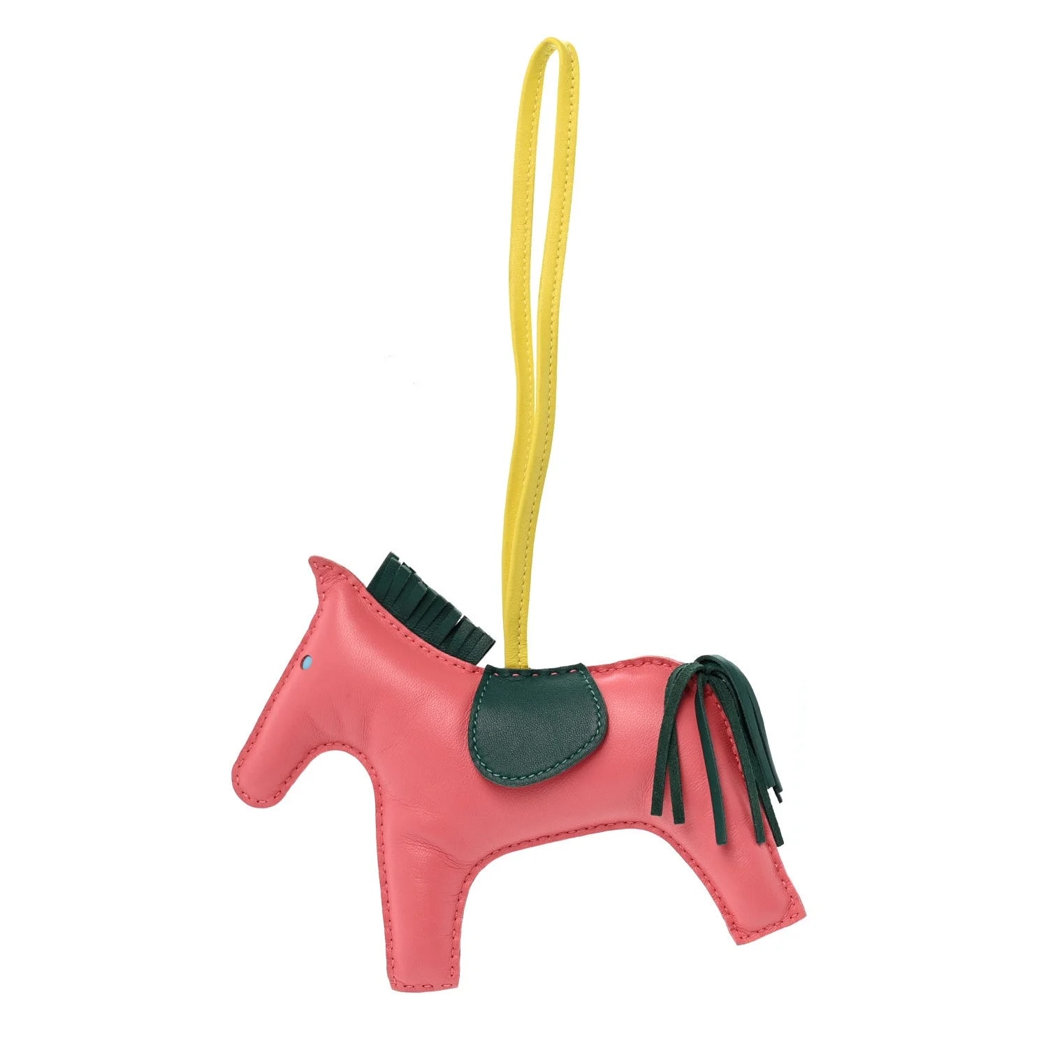 Hermès — Milo Grigri Rodeo Horse Bag Charm Azalee Malachite Celeste — Accessory — resale