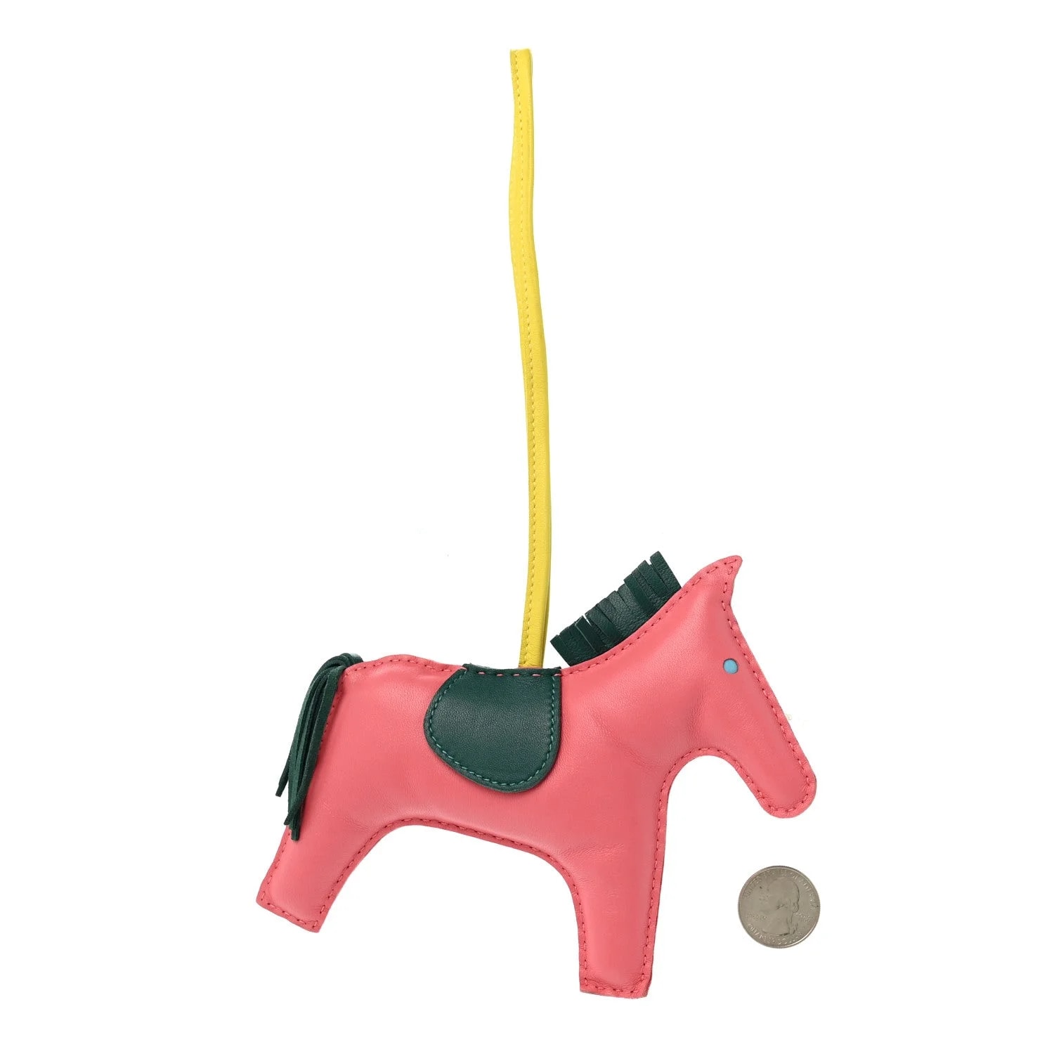 Milo Grigri Rodeo Horse Bag Charm Azalee Malachite Celeste 2
