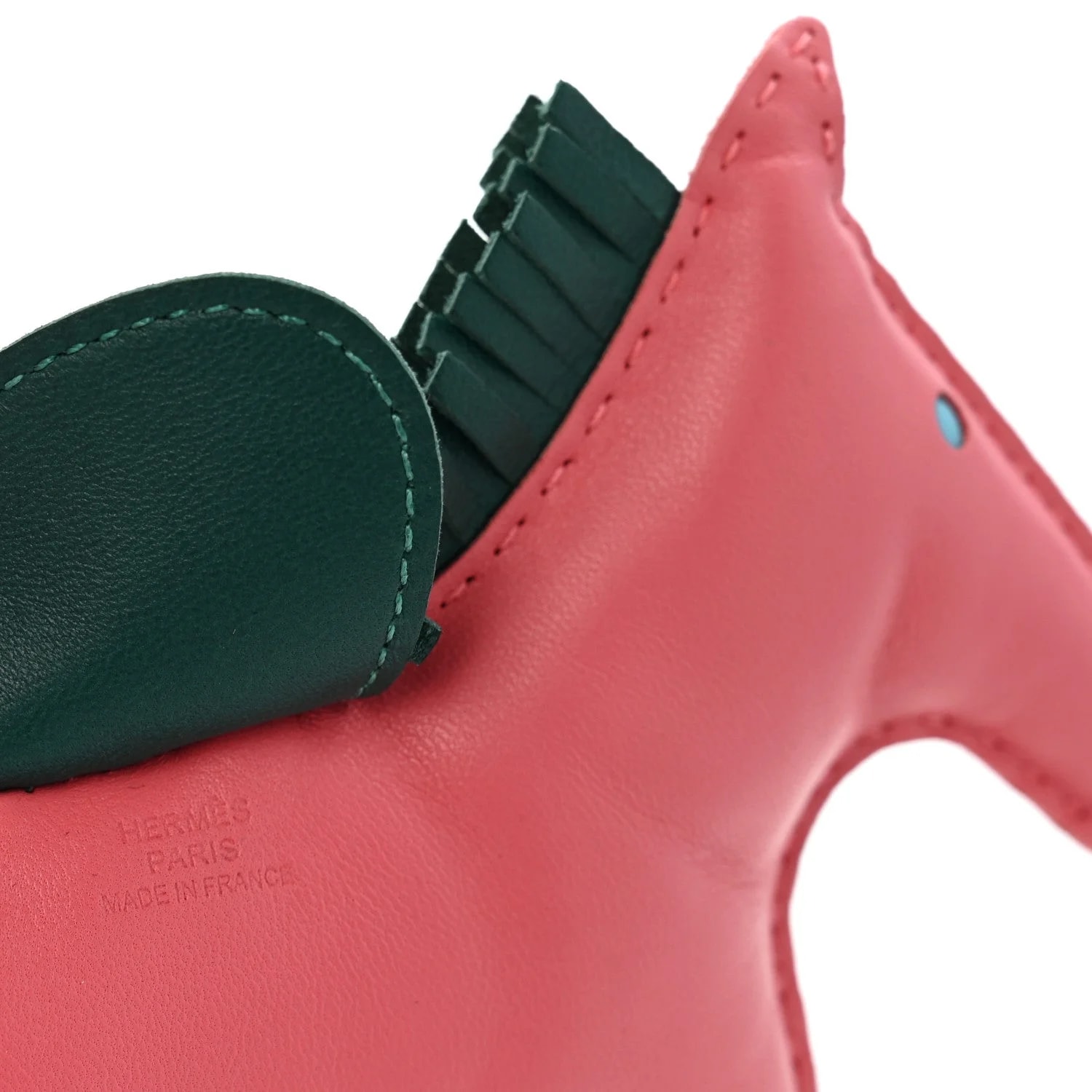 Milo Grigri Rodeo Horse Bag Charm Azalee Malachite Celeste 3