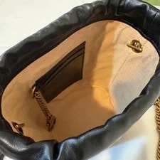 Gucci GG GHW GG Marmont Mini Bucket Chain 575163 2
