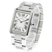 Cartier Tank Solo LM W5200014 27mm SS Silver #C5353 2