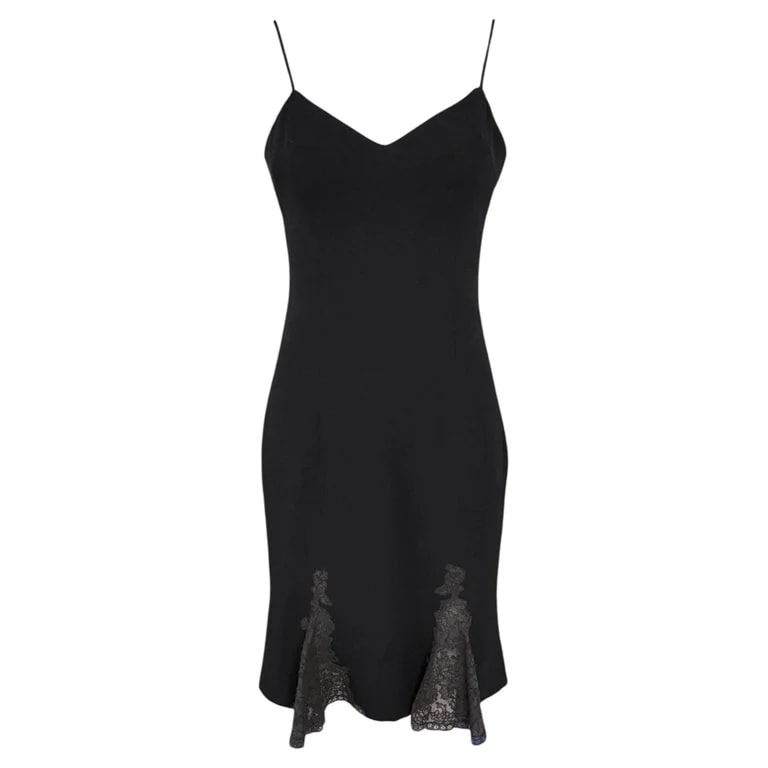 Christian Dior, John Galliano for Christian Dior — Christian Dior By John Galliano Lace Trim Mini Dress — Clothing — resale