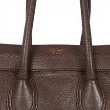 Celine Luggage Shopper Cow Dark 4