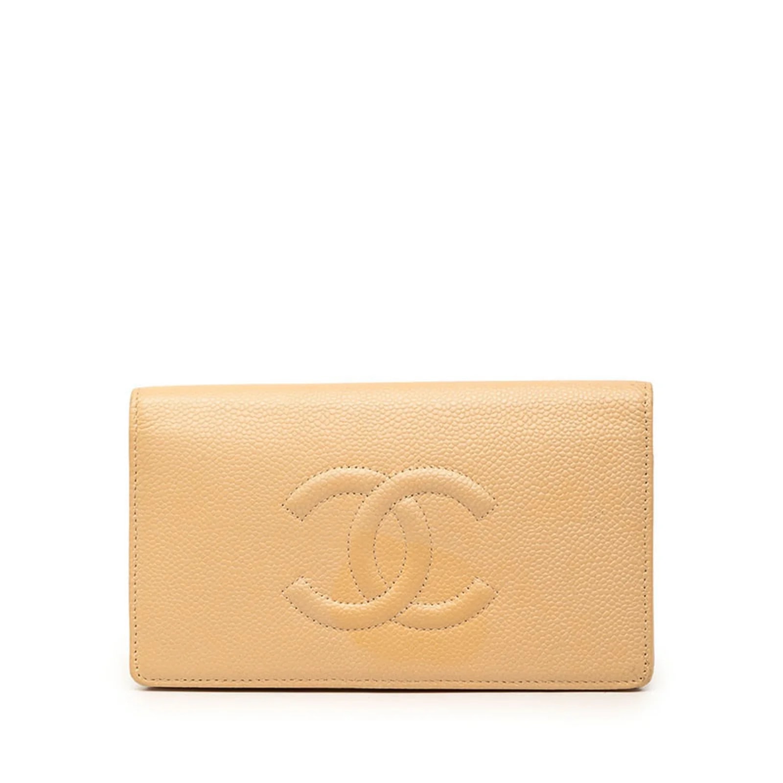 Chanel — Chanel Grained Wallet (Bi-Fold) — Handbag — resale
