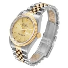 Rolex Datejust 36 Steel Yellow Gold Champagne Dial 16233 4