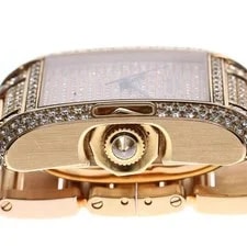 Cartier Tank Anglesey LM HPI00560 30mm K18PG Gold Dial Automatic #C002 2