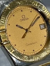 Omega Constellation Quartz 32mm – 18K Gold Bezel, Two-Tone Full-Bar (NJL029160) 4