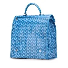 Authenticated Goyard Saint Leger Fabric Backpack 2