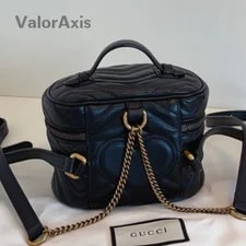 Gucci Marmont Chain Cylinder Backpack Classic Fashion 2