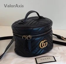 Gucci Marmont Chain Cylinder Backpack Classic Fashion 3