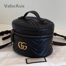 Gucci Marmont Chain Cylinder Backpack Classic Fashion 4