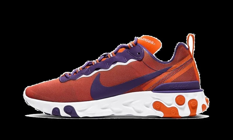 NIKE — React Element 55 "Clemson" CK4796 800 — Sneaker — resale