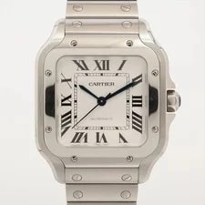 Cartier — Cartier Santos Doo MM WSSA0029 SS AT Silver-Face — Watch — resale