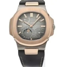 Patek Philippe Nautilus Petit Complication 5712GR-001 K18PG/K18WG/Leather Me... 2