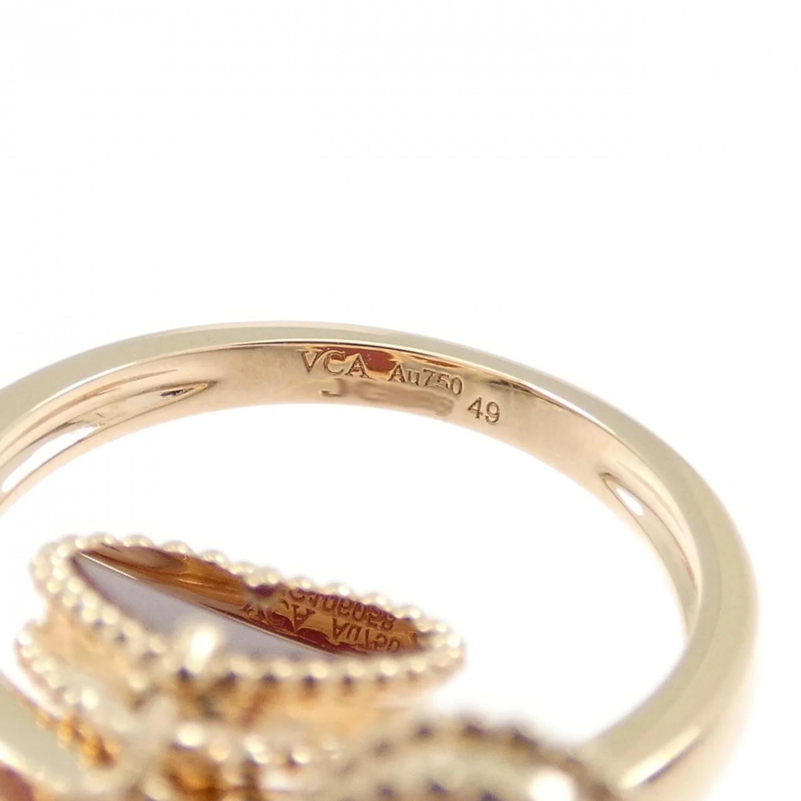 Van Cleef & Arpels 18K White Gold Band 4