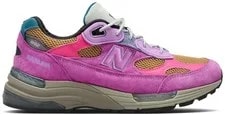 New Balance — Size 10.5 - Action Bronson X New Balance 992 Digitalis Purpurea — Sneaker — resale