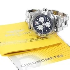 Breitling Colt A73387 Chronograph Black / Silver Dial Quartz Watch_964214 2