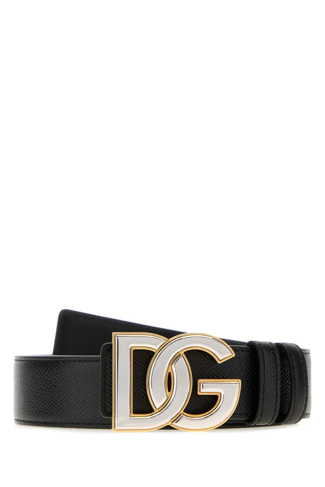 Dolce & Gabbana — Dolce & Gabbana Logo Buckle Belt — Exterior — Accessory — resale