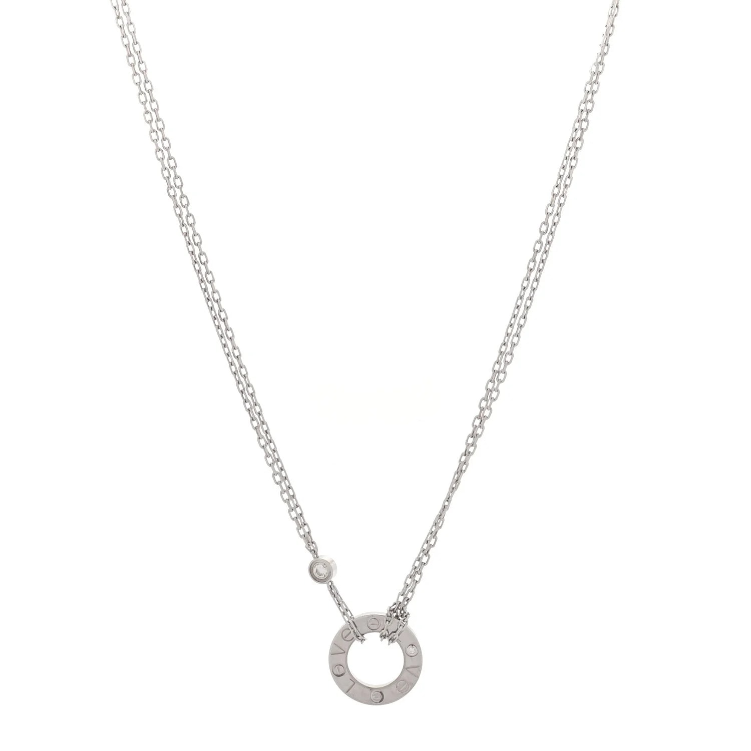 Cartier — 18K White Gold 2 Love — Jewelry — resale