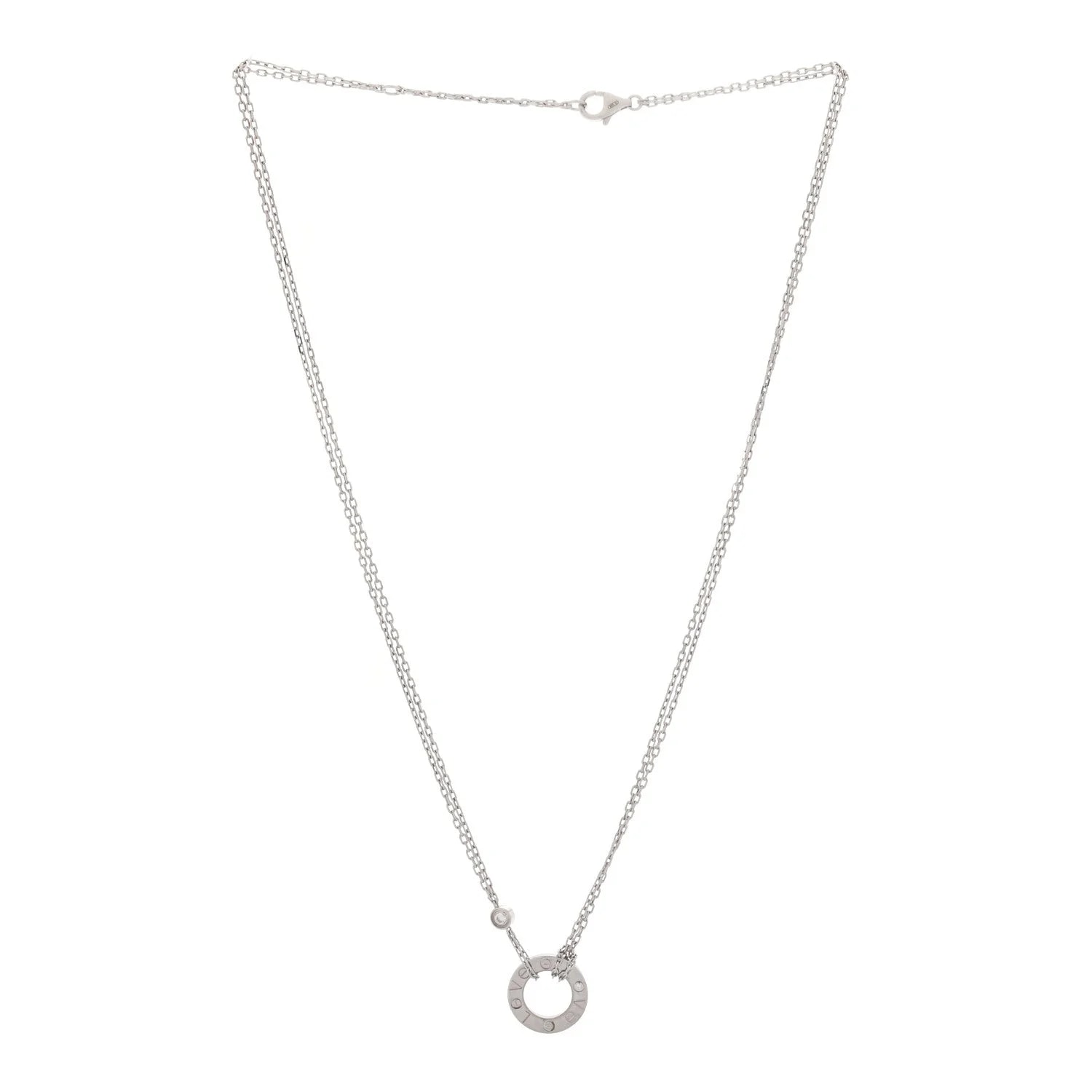 18K White Gold 2 Love 3