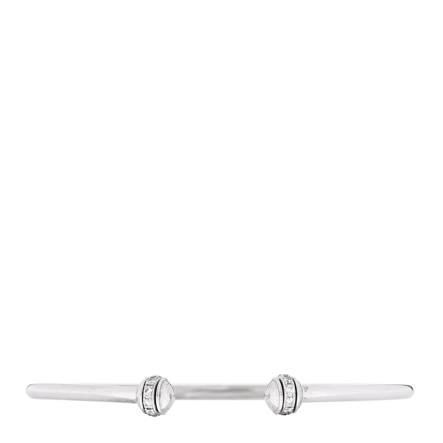 Piaget — 18K White Gold Thin Possession Open Bangle — Jewelry — resale