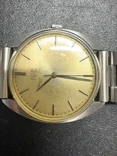 IWC Cal.403 Gold Dial Hand Winding Swiss Stainless Steel Analog 33 Mm 3