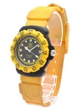 w/BOX [NearMINT] TAG Heuer Formula 1 380.513/1 Black Yellow Quartz #54 2