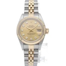 Rolex Datejust 10P Diamond 69173G(T) K18YG/Stainless Steel Wome... 2