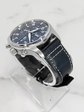 IWC Pilot Chronograph Steel Blue 43mm 2023 W/ Extended Warranty! IW378003 4