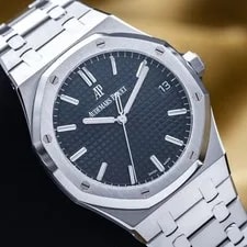 Audemars Piguet Royal Oak Automatic 41mm Black Dial - AP 15500st Full Set 2