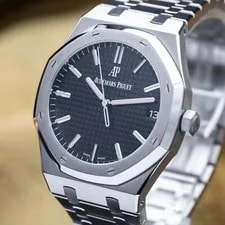 Audemars Piguet Royal Oak Automatic 41mm Black Dial - AP 15500st Full Set 4