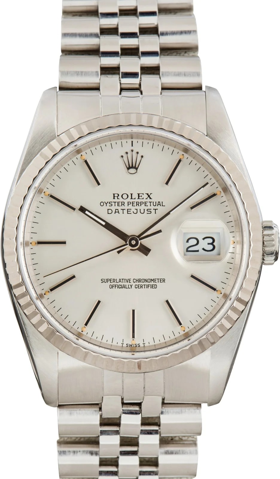 Silver Dial Rolex Datejust 36 Ref 16234 Stainless Steel 2