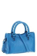 Balenciaga le City Nano $1350 Cyan Top Handle New & 2