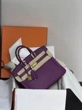 Auth Hermès Birkin 25 Top Handle Complete Set With Invoices 3