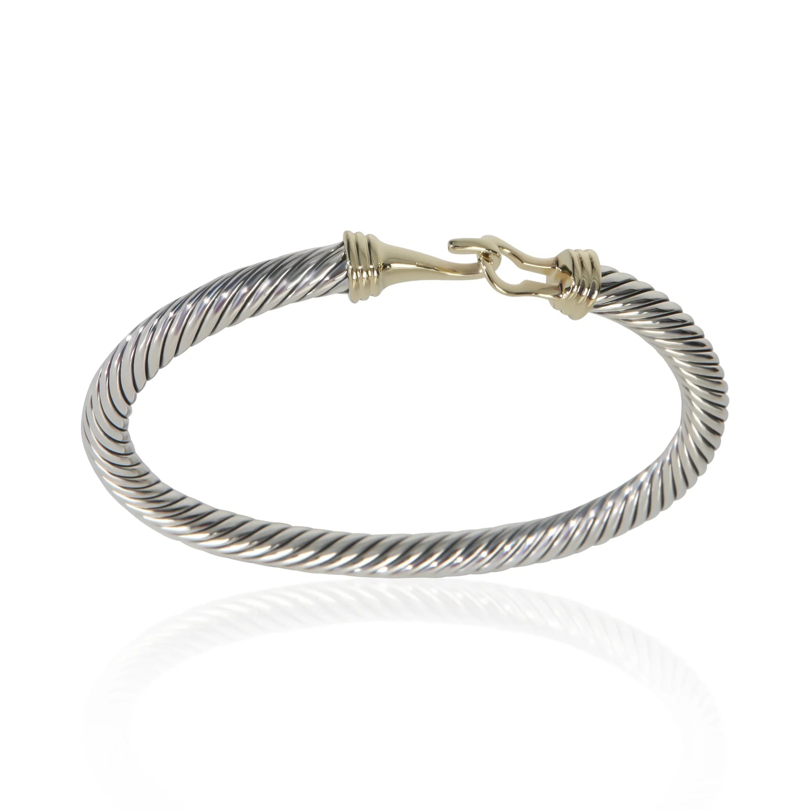 David Yurman Yellow Gold & Cable Buckle 14k 2