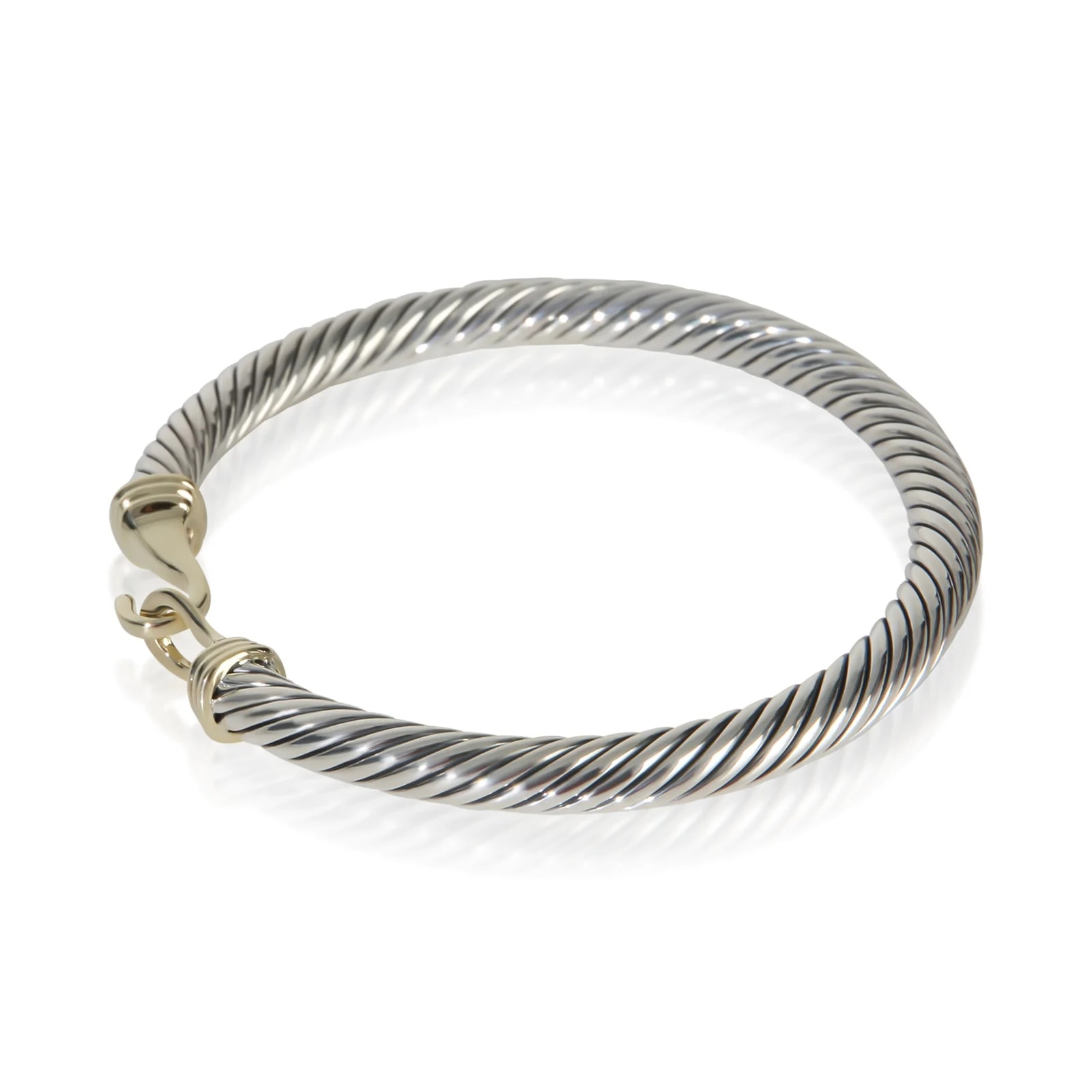 David Yurman Yellow Gold & Cable Buckle 14k 4