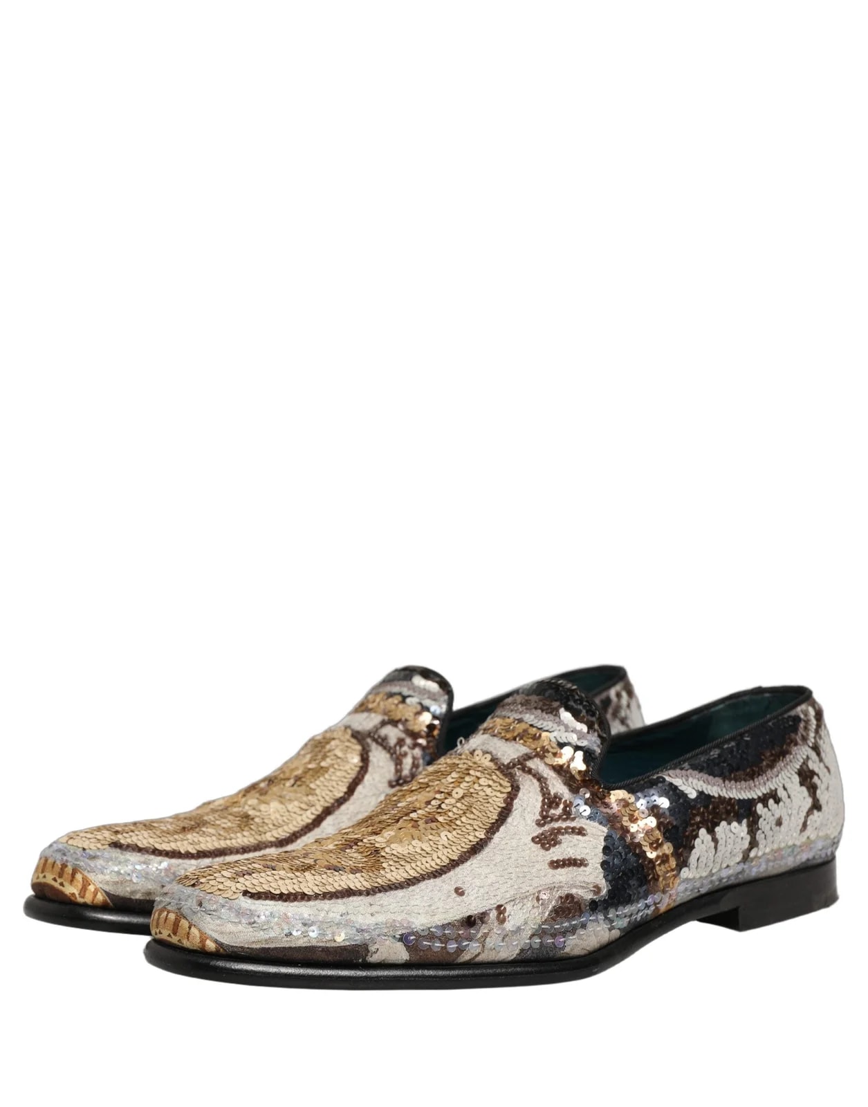 Dolce & Gabbana Striped Sequin Embellished 4