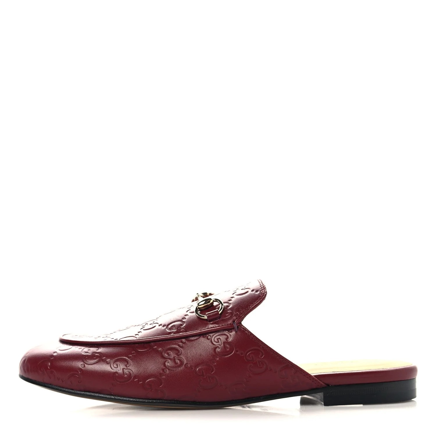 Gucci — Glamour Princetown Slippers 39 Ancora — Designer Shoe — resale
