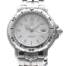 TAG Heuer — New Battery! [N ] Tag Heuer WH1311 6000 Series White Date Quartz Japan — Watch — resale