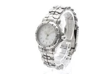 New Battery! [N ] Tag Heuer WH1311 6000 Series White Date Quartz Japan 2