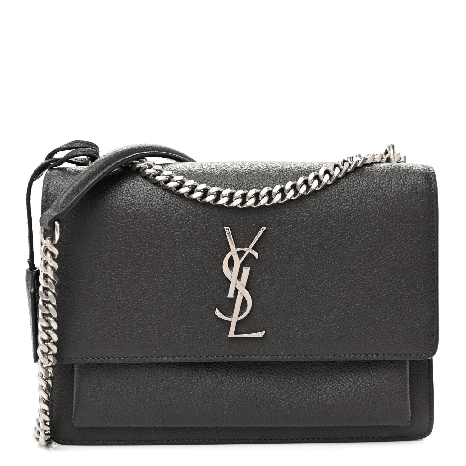 Saint Laurent — Grained Medium Sunset Fog — Handbag — resale