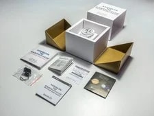 Omega X Swatch Mission TO Earthphase - Moonshine Gold SO33W701L "Cold Moon" — Watch — resale