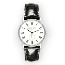Patek Philippe — Patek Philippe Calatrava 5116 White Gold White Roman Dial — Watch — resale