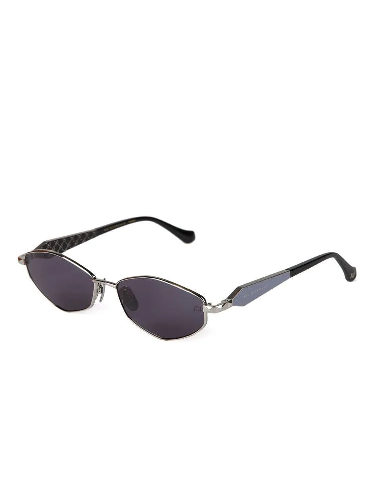 Ana Hickmann Ah3353 Metal Oval Sunglasses — 4