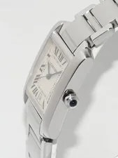 Cartier Tank Francaise LM W51002Q3 S From Japan 4
