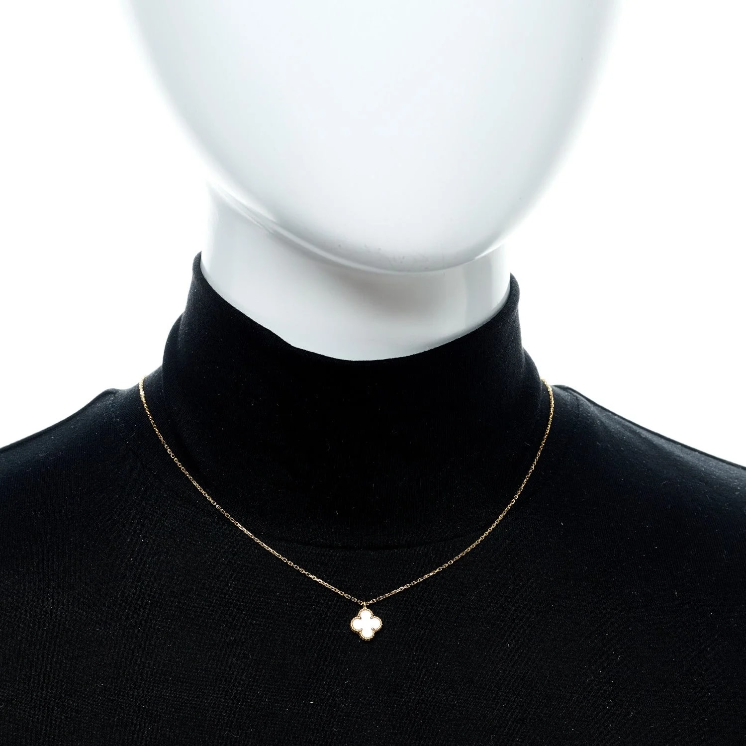18K Yellow Gold Mother of Pearl Sweet Alhambra 2