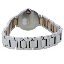 Cartier Ballon Bleu W3BB0009 Quartz 28mm Silver Stainless Steel Pink Gold 3