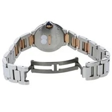 Cartier Ballon Bleu W3BB0009 Quartz 28mm Silver Stainless Steel Pink Gold 4