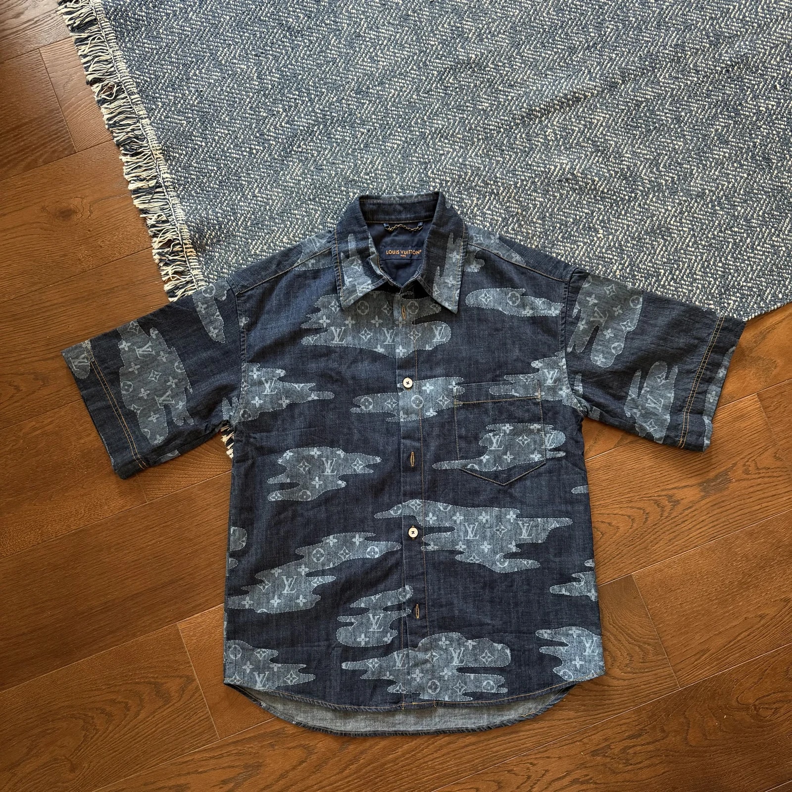 Louis Vuitton x Nigo — Louis Vuitton X Nigo Cloud Short Sleeve Shirt. — streetwear — resale